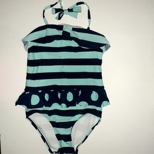 Girls 5T Halter One Piece Swimsuit